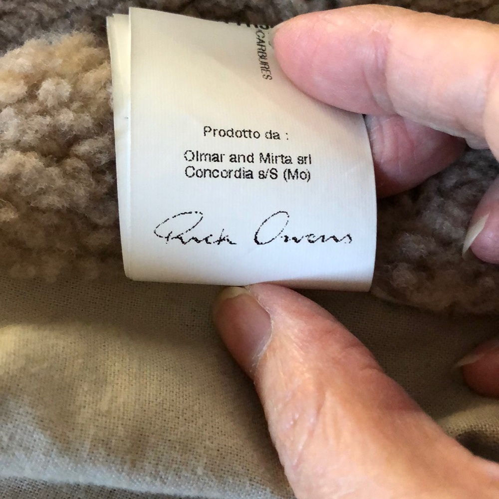 ❌SOLD❌ RICK OWENS Fur lining Coat - Picture 10 of 16